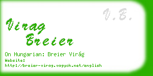 virag breier business card